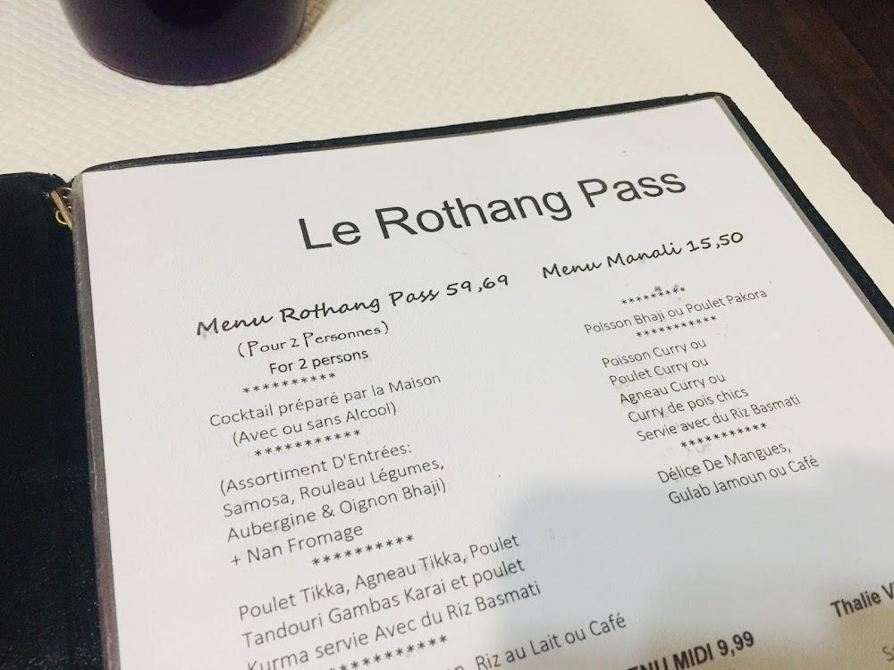 Le Rohtang Pass - Menu Image 4